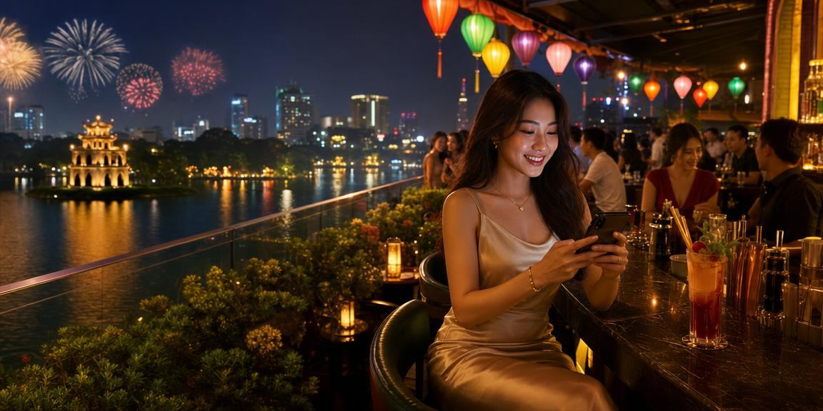 Người hâm mộ tại Sài Gòn xem festival thể thao và đặt cược trên điện thoại di động